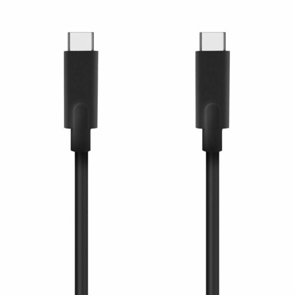 Cable USB 3.2 Tipo-C Aisens A107-0706 5GBPS 3A 60W/ USB Tipo-C Macho - USB Tipo-C Macho/ Hasta 60W/ 625Mbps/ 4m/ Negro