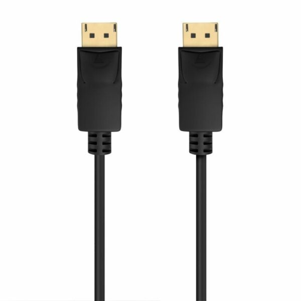 Cable DisplayPort 1.2 CCS 4K Aisens A124-0738/ DisplayPort Macho - DisplayPort Macho/ Hasta 5W/ 2300Mbps/ 1m/ Negro