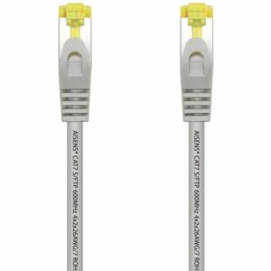 Cable de Red RJ45 S/FTP Aisens A146-0332 Cat.7/ 25cm/ Gris