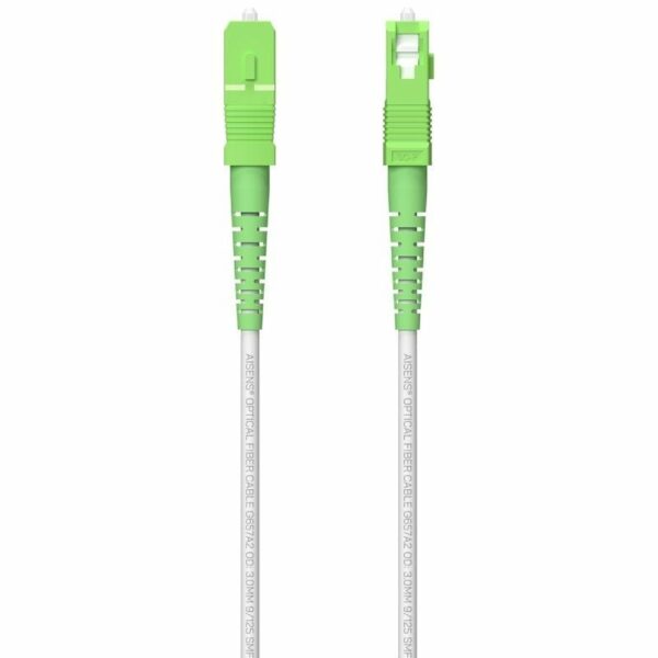 Bobina de Fibra Óptica G657A2 3.0 9/125 SMF Aisens A152-0620/ LSZH/ 200m/ Blanco