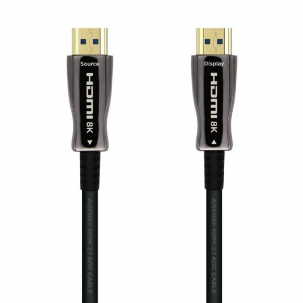 Cable HDMI 2.1 AOC 8K Aisens A153-0523/ HDMI Macho - HDMI Macho/ 70m/ Negro
