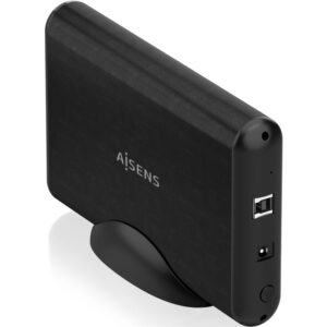 Caja Externa para Disco Duro de 3.5' Aisens ASE-3533B/ USB 3.1