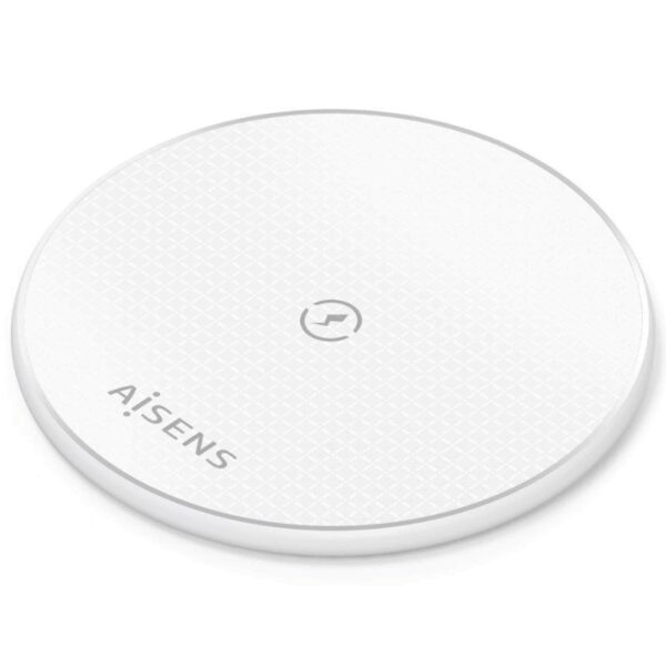 Estación de Carga Inalámbrica Qi Aisens ASCH-15W1WC057-W/ 1xUSB Tipo-C/ 15W/ 5W/ Blanco