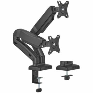 Soporte de Mesa con Contrapeso para 2 Monitores o TV Aisens DT32TSR-221/Giratorio/ Inclinable/ hasta 9kg