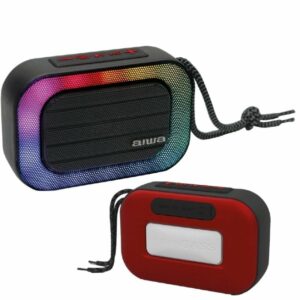 Altavoz con Bluetooth Aiwa BST-130RD/ 5W RMS/ 1.0/ Rojo