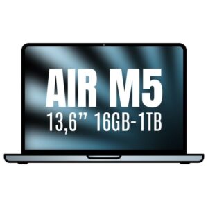 Apple Macbook Air 13,6'/ M5 10-Core CPU/ 16GB/ 1TB SSD/ 10-Core GPU/ Azul