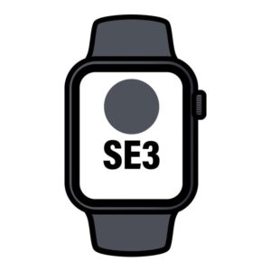 Apple Watch SE3/ GPS/ Cellular/ 44mm/ Caja de Aluminio Medianoche/ Correa Deportiva Medianoche S/M