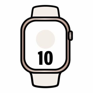 Apple Watch Series 10/ GPS/ 42mm/ Caja de Aluminio Oro Rosa / Correa Deportiva Rosa Rubor M/L