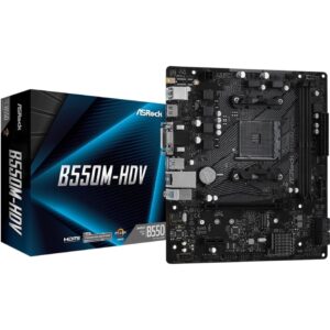 Placa Base Asrock B550M-HDV/ DDR4/ PCIe 4.0/ Socket AM4/ Micro ATX