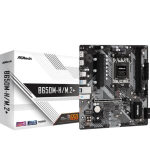 Placa Base Asrock B650M-H/M.2+/ DDR5/ PCIe 4.0/ Socket AM5/ Micro ATX