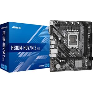 Placa Base Asrock H610M-HDV M2 R2 Socket 1700/ DDR4/ PCIe 4.0/ Micro ATX