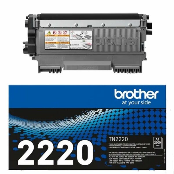 Tóner Original Brother TN-2220/ Negro