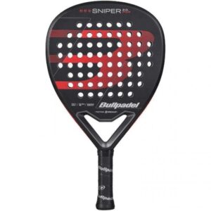 Pala de Pádel Bullpadel Sniper 2.0 Power 2026/ Negra y Roja