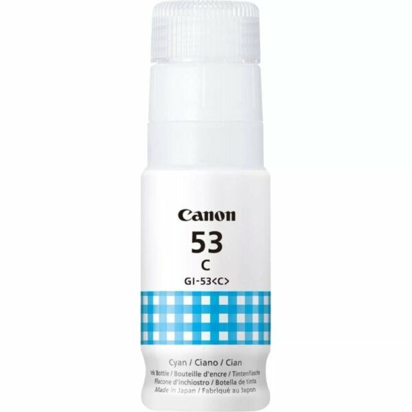 Botella de Tinta Original Canon GI-53/ Cian