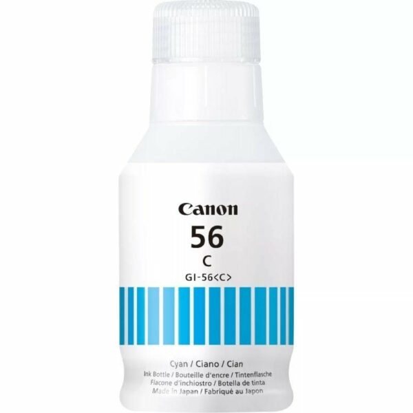 Botella de Tinta Original Canon GI-56/ Cian