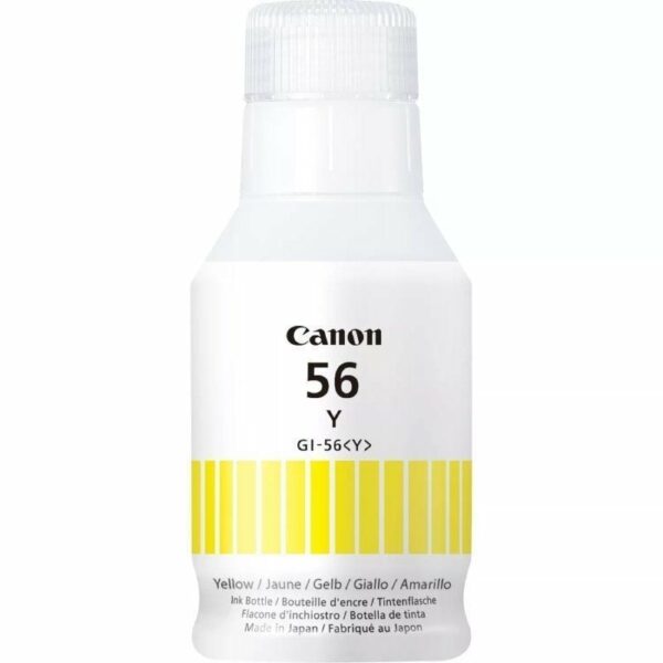 Botella de Tinta Original Canon GI-56/ Amarilla