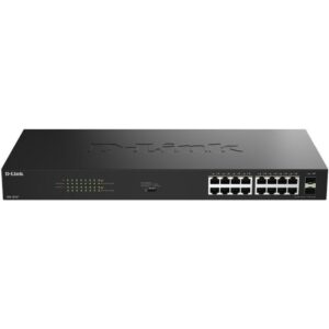 Switch D-Link DGS-1018P/E 18 Puertos/ RJ-45 Gigabit 10/100/1000 PoE/ SFP