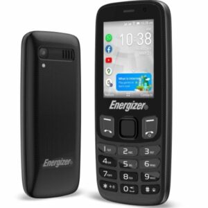 Teléfono Móvil Energizer E242S+ para Personas Mayores/ Negro