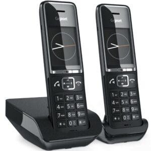 Teléfono Inalámbrico Gigaset Comfort 550/ Pack DUO/ Negro