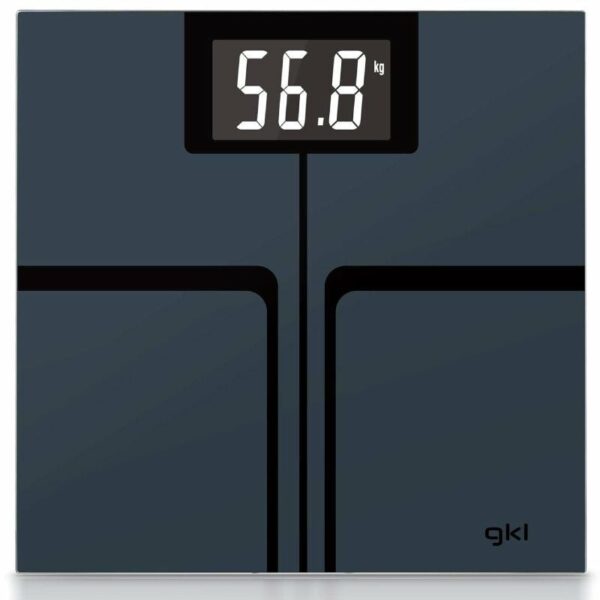 Báscula de Baño GKL Fitmax Black/ Hasta 200kg