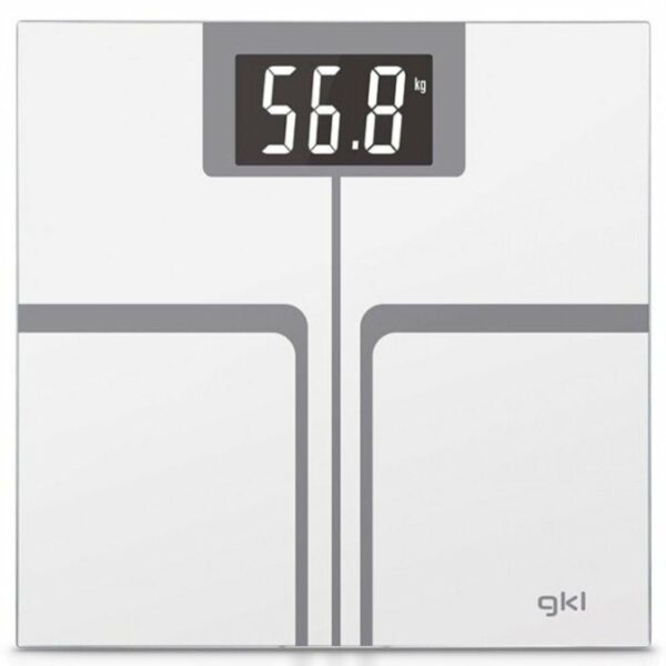 Báscula de Baño GKL Fitmax White/ Hasta 200kg