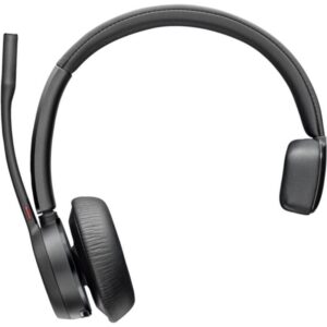 Auricular Inalámbrico Poly Voyager 4310 para Microsoft Teams + Adaptador BT700/ con Micrófono/ Bluetooth/ Negro