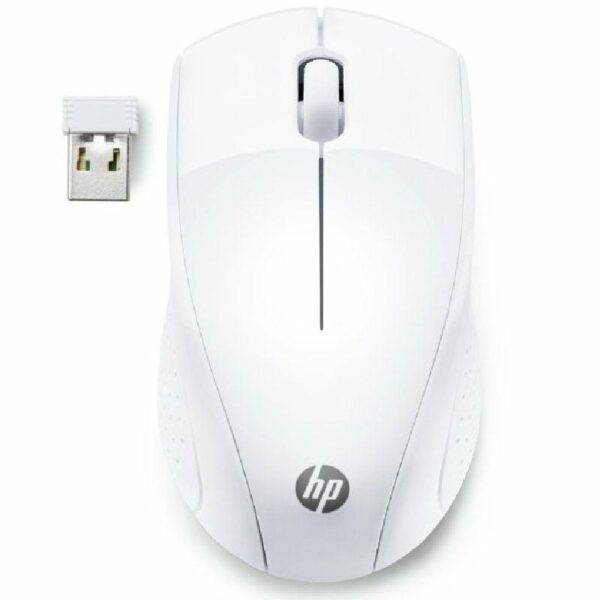 Ratón Inalámbrico HP 220/ Hasta 1600 DPI/ Blanco Nieve
