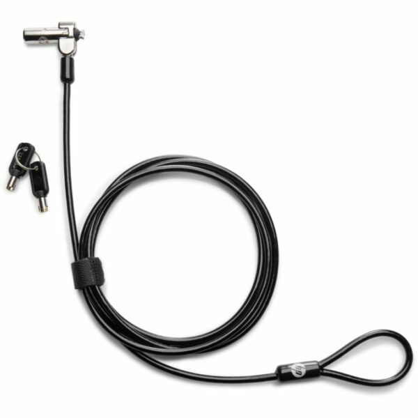 Cable de Seguridad para Portátiles HP 1AJ39AA/ 1.83m