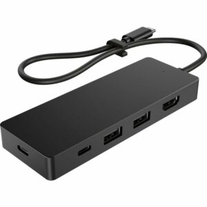 Docking USB Tipo-C HP G3/ 2xUSB/ 1xUSB Tipo-C/ 1xHDMI/ 1xUSB Tipo-C PD/ Negro
