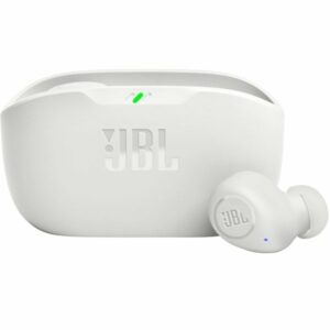 Auriculares Bluetooth JBL Wave Buds con estuche de carga/ Autonomía 8h/ Blancos