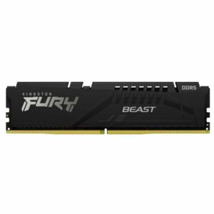 Memoria RAM Kingston FURY Beast 8GB/ DDR5/ 6000MHz/ 1.1V/ CL36/ DIMM