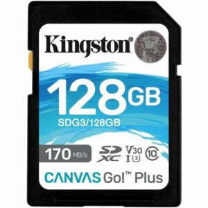 Tarjeta de Memoria Kingston CANVAS Canvas Go! Plus 128GB SD XC/ Clase 10/ 170MBs
