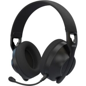 Auriculares Gaming Inalámbricos con Micrófono Krom Phase/ Bluetooth/ Jack 3.5/ USB 2.0/ Negros