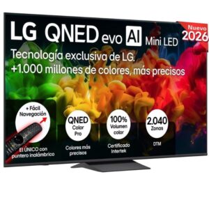 Televisor LG QNED evo AI QNED8EB Mini LED 75QNED8EB3A 75'/ Ultra HD 4K/ Smart TV/ WiFi