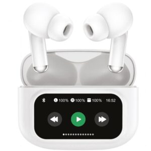 Auriculares Bluetooth Muvit For Change True Wireless Estéreo con estuche de carga/ Autonomía 6h/ Blancos