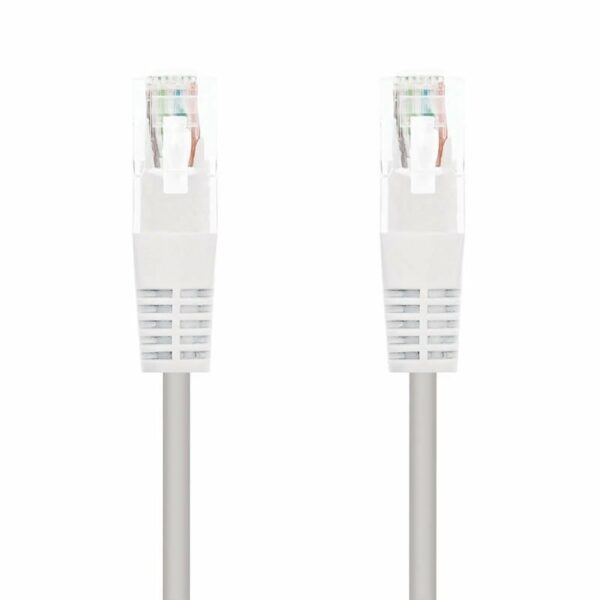 Cable de Red RJ45 UTP Nanocable 10.20.0103-W Cat.5e/ 3m/ Blanco