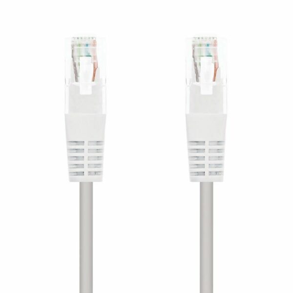 Cable de Red RJ45 UTP Nanocable 10.20.0105-W Cat.5e/ 5m/ Blanco