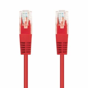 Cable de Red RJ45 UTP Nanocable 10.20.0400-L25-R Cat.6/ 25cm/ Rojo