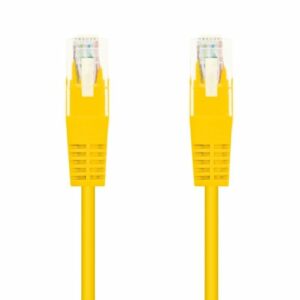 Cable de Red RJ45 AWG24 UTP Nanocable 10.20.0401-Y Cat.6/ 1m/ Amarillo