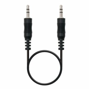 Cable Estéreo Nanocable 10.24.0120/ Jack 3.5 Macho - Jack 3.5 Macho/ 20m/ Negro