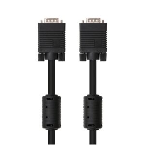 Cable SVGA Nanocable 10.15.0110/ VGA Macho - VGA Macho/ 10m/ Negro