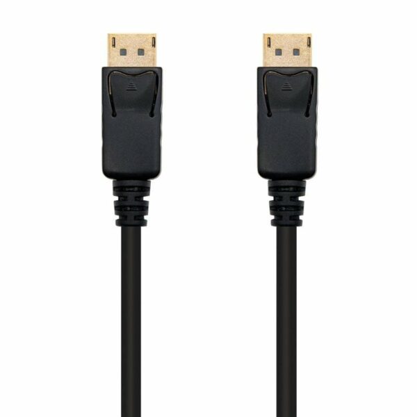 Cable DisplayPort 1.2 4K Nanocable 10.15.2301-L150/ DisplayPort Macho - DisplayPort Macho/ 1.5m/ Negro