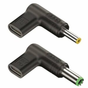 Pack 2 Clavijas para Portátil Toshiba NGS BUD-T/ DC - USB Tipo-C