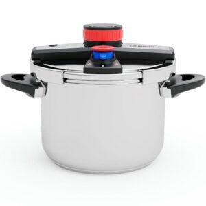 Olla a Presión Orbegozo HP 6200/ 6L/ Acero Inoxidable/ Apta para Inducción