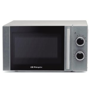 Microondas Orbegozo MI 2080/ 700W/ Capacidad 20L/ Plata