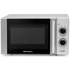 Microondas Orbegozo MIG 2082/ 700W/ Capacidad 20L/ Función Grill/ Gris