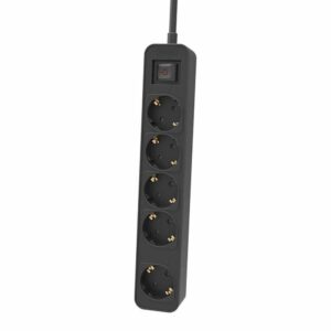 Regleta con Interruptor Philips CHP2154G/10/ 5 Tomas de corriente/ Cable 1.5m/ Gris