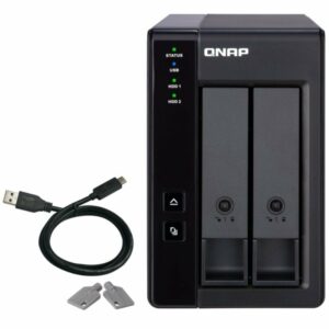 DAS QNAP TR-002/ 2 Bahías 3.5'- 2.5'/ Formato Torre