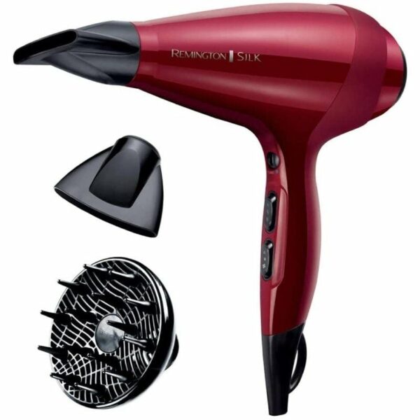 Secador Remington Silk Dryer AC9096/ 2400W/ Iónico/ Rojo