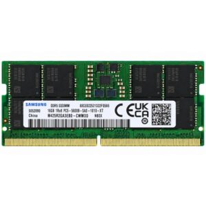 Memoria RAM Samsung M425R2GA3EB0-CWM0D NB0X 16GB/ DDR5/ 5600MHz/ 1.1V/ CL46/ SODIMM